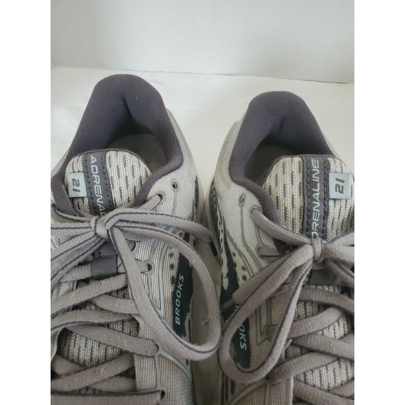 Brooks Adrenaline 21 Running Shoes Mens Size 10 Wide D Sneakers Athletic Gray - Picture 12 of 12
